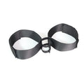 Black knitted belt adult toy strap harness for hands-free use
