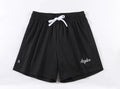 Men's double-layer mesh shorts in various colours showing sports leisure styling