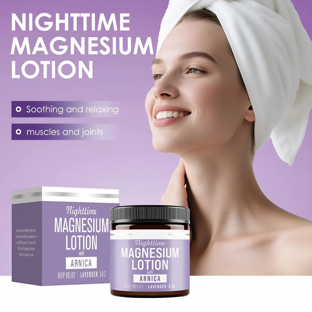 150ml jar of magnesium body butter cream with shea butter extract