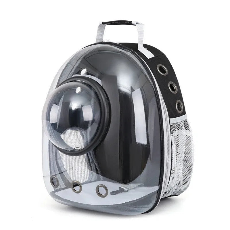 PC pet carrier bag with side opening in various solid colours including grey, pink, green, and blue