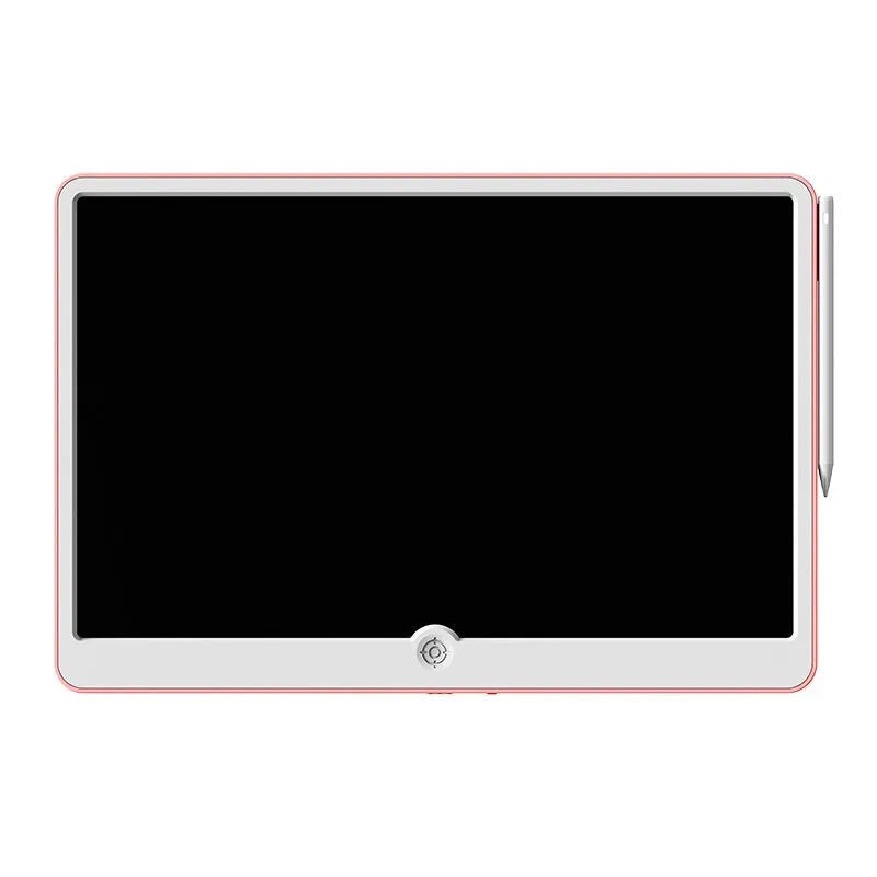 19-inch LCD charging drawing board for children in blue and white colour scheme.
