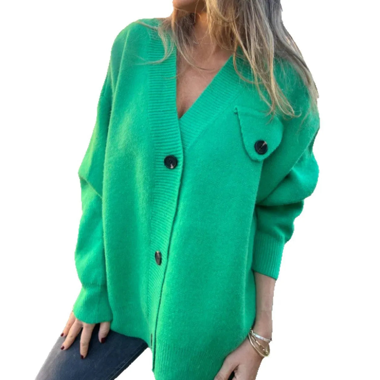 Long Sleeve Cardigan Women's Crochet Knit Coat Polyester Loose Fit Cardigan Dark Gray Beige Black Green S M L XL XXL XXXL Casual Winter Base Top