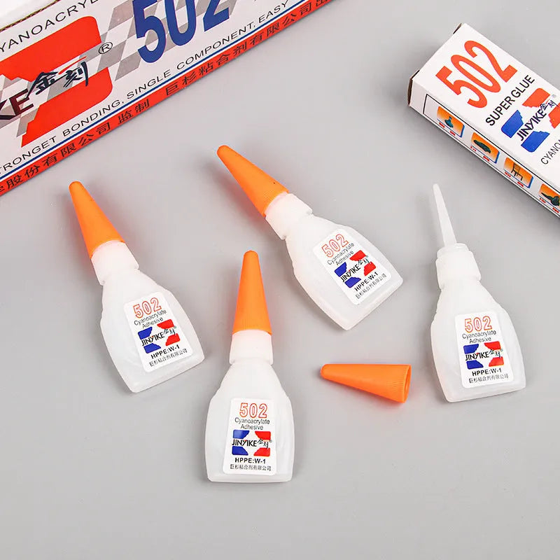 Instant strong adhesive glue tubes for shoe repair in 3g and 8g sizes