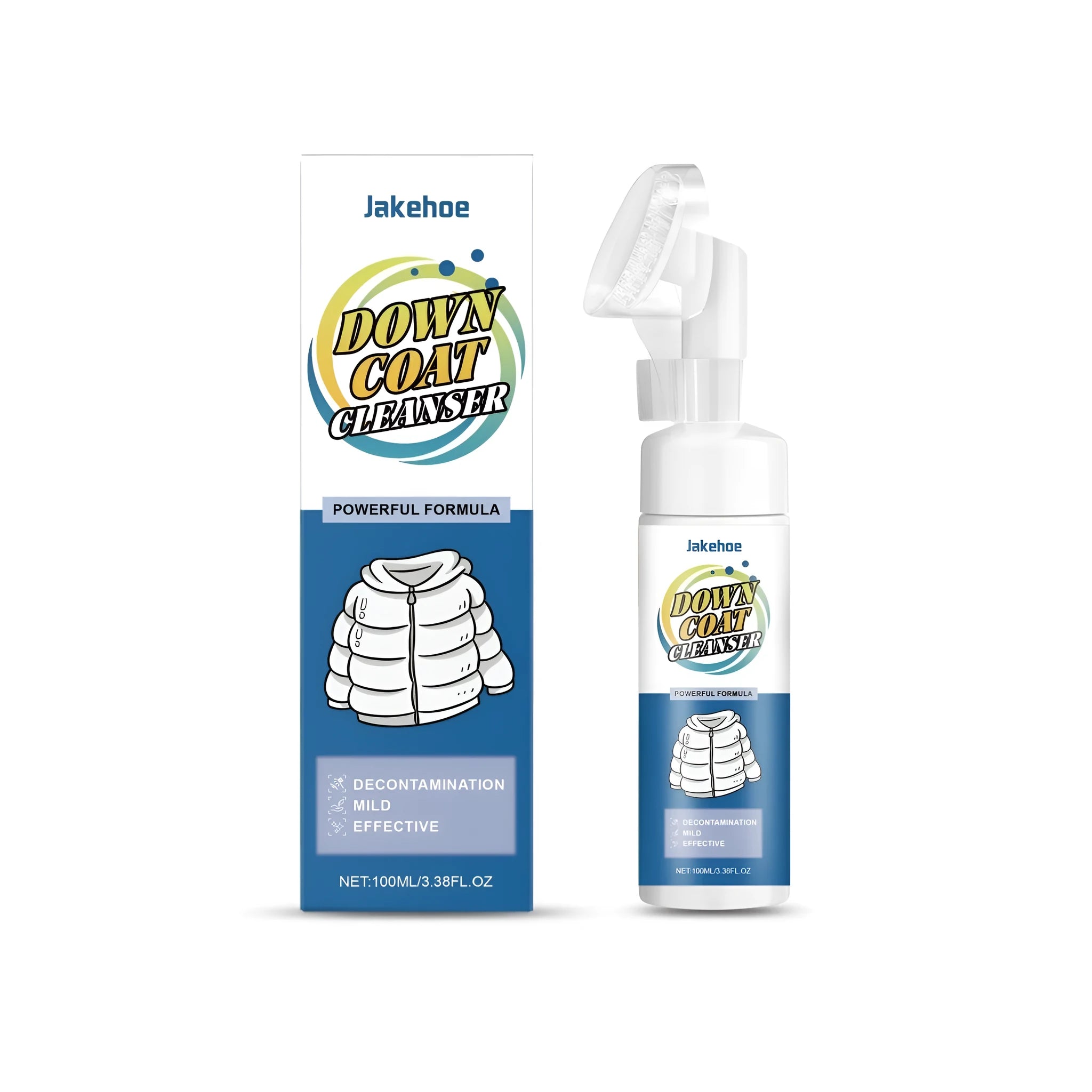 100ml bottle of down coat cleaner for washing down jackets and feather coats