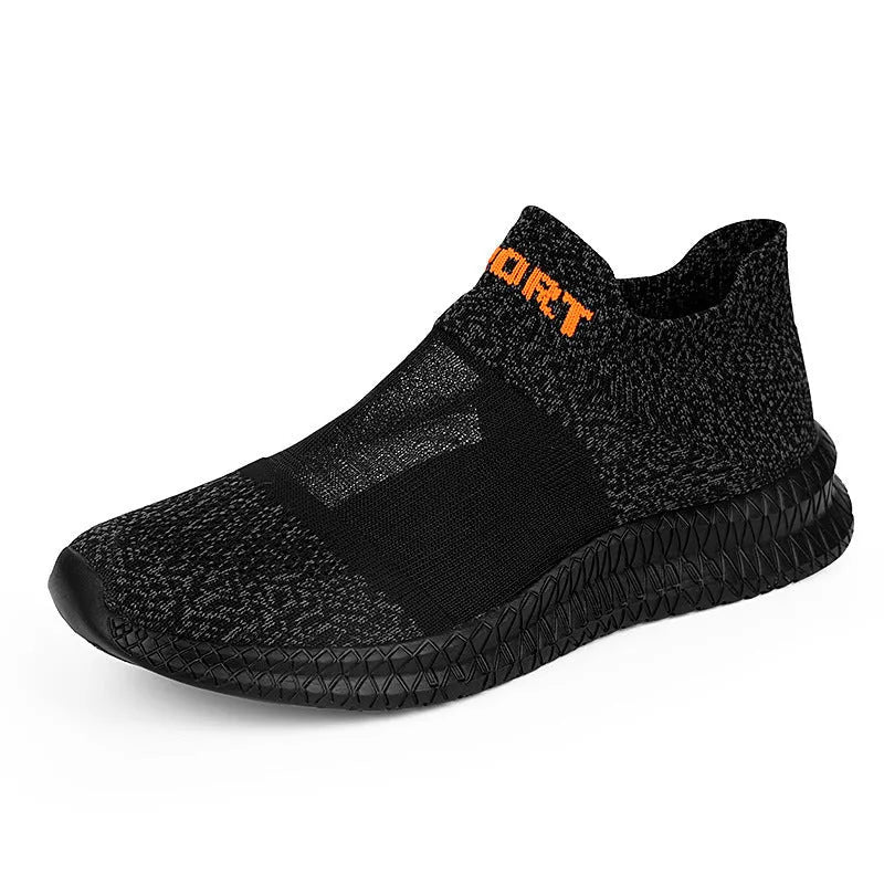 Flyknit casual sock shoes in multiple colours with lace-up front and MD sole