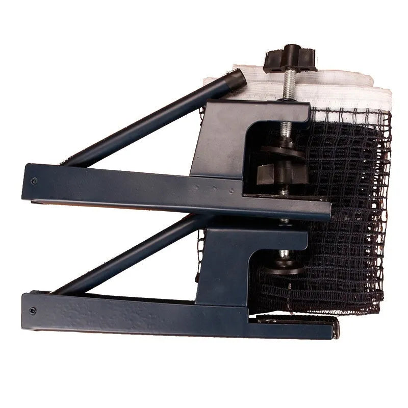 Table tennis post set with thickened large clips for indoor open grid tables