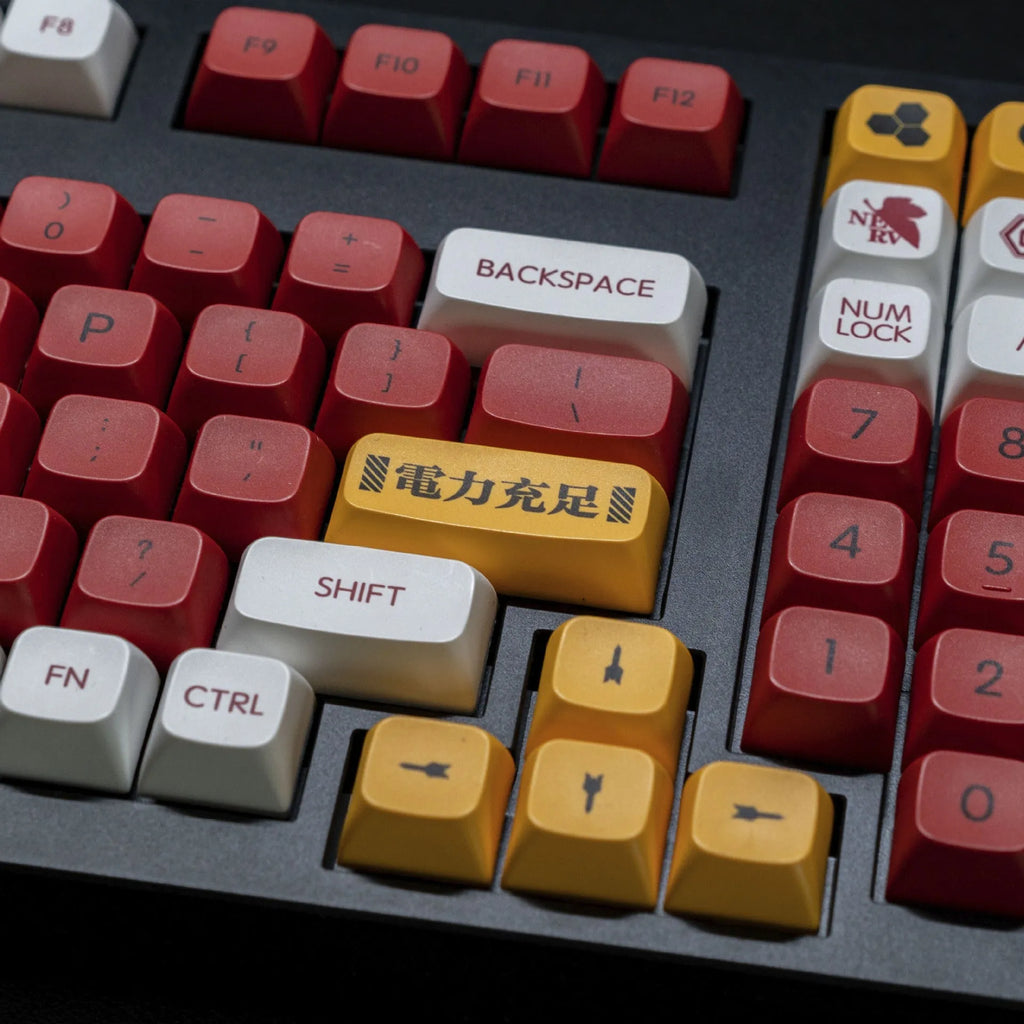 Boy and girl colour matching PBT sublimation keycap set for mechanical keyboards