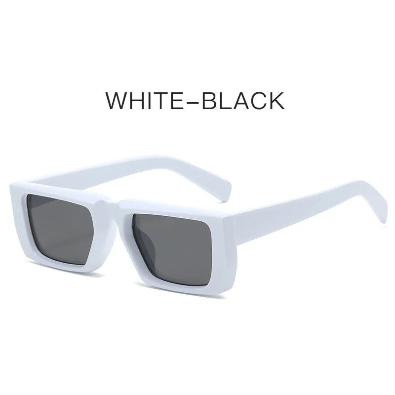 Y2K special-shaped sunglasses with UV400 protection in multiple frame and lens colour combinations