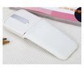 Folding Bluetooth touch wireless mouse shown open and closed with black, white, blue, green colour options