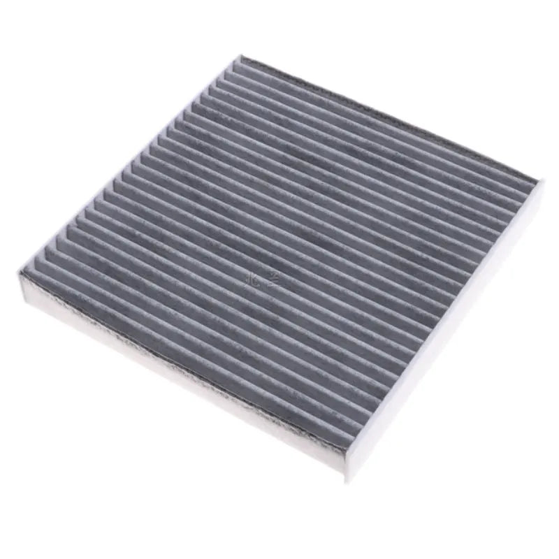 Grey Geely air conditioning filter element grid with 215x210x30mm dimensions for cabin air filtration