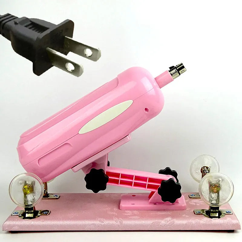 Bobb women's automatic telescopic thrusting sex toy in purple, black, or pink