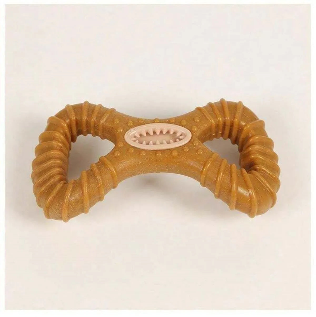 TPR dog chew bone toy in 8-shape and Y-shape designs for teeth cleaning