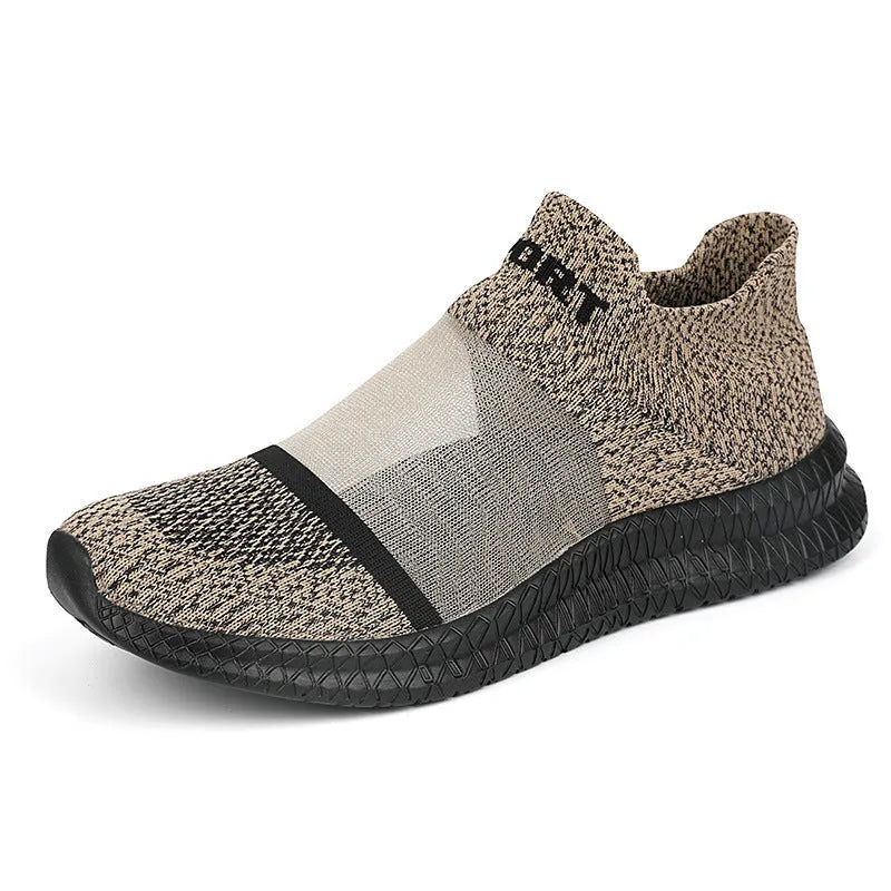 Flyknit casual sock shoes in multiple colours with lace-up front and MD sole