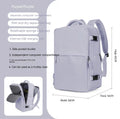 Waterproof nylon mummy backpack in multiple colour options showing large capacity travel bag