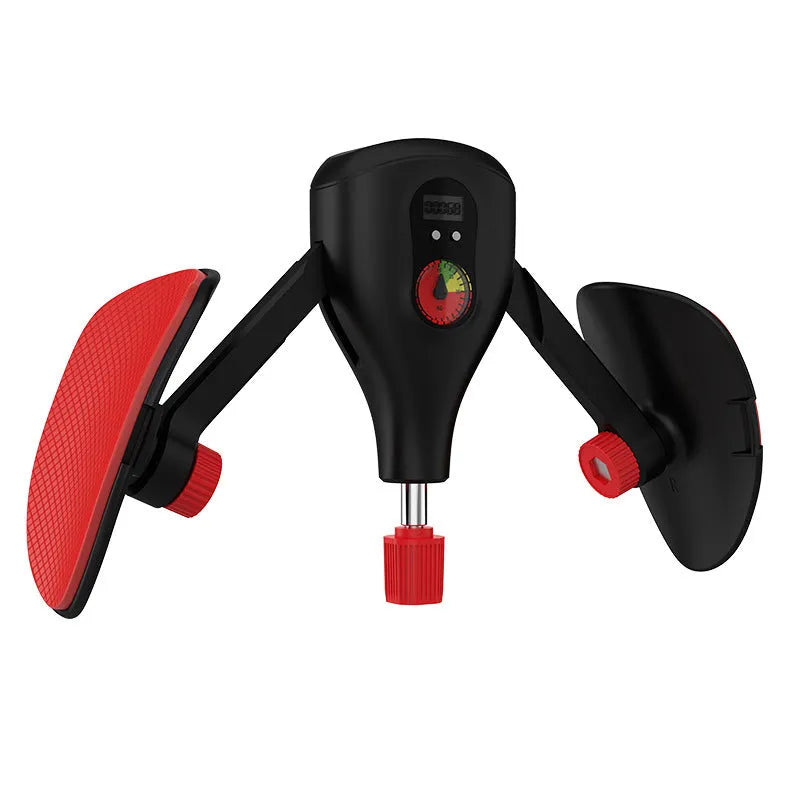 Men's Kegel trainer in black or grey with strap and handle attachment options for PC muscle exercise