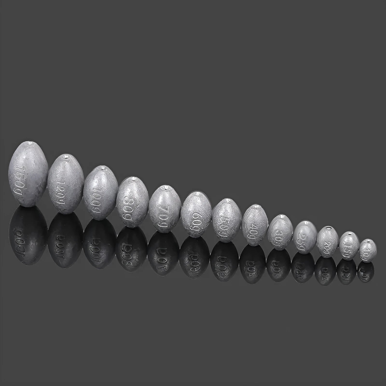 Tongxin scale sinker sea fishing lead weight with plastic core olive design in rugby shape