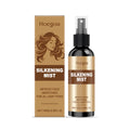 100ml clear bottle of hair care spray with pump top, labelled with rosemary and collagen formula