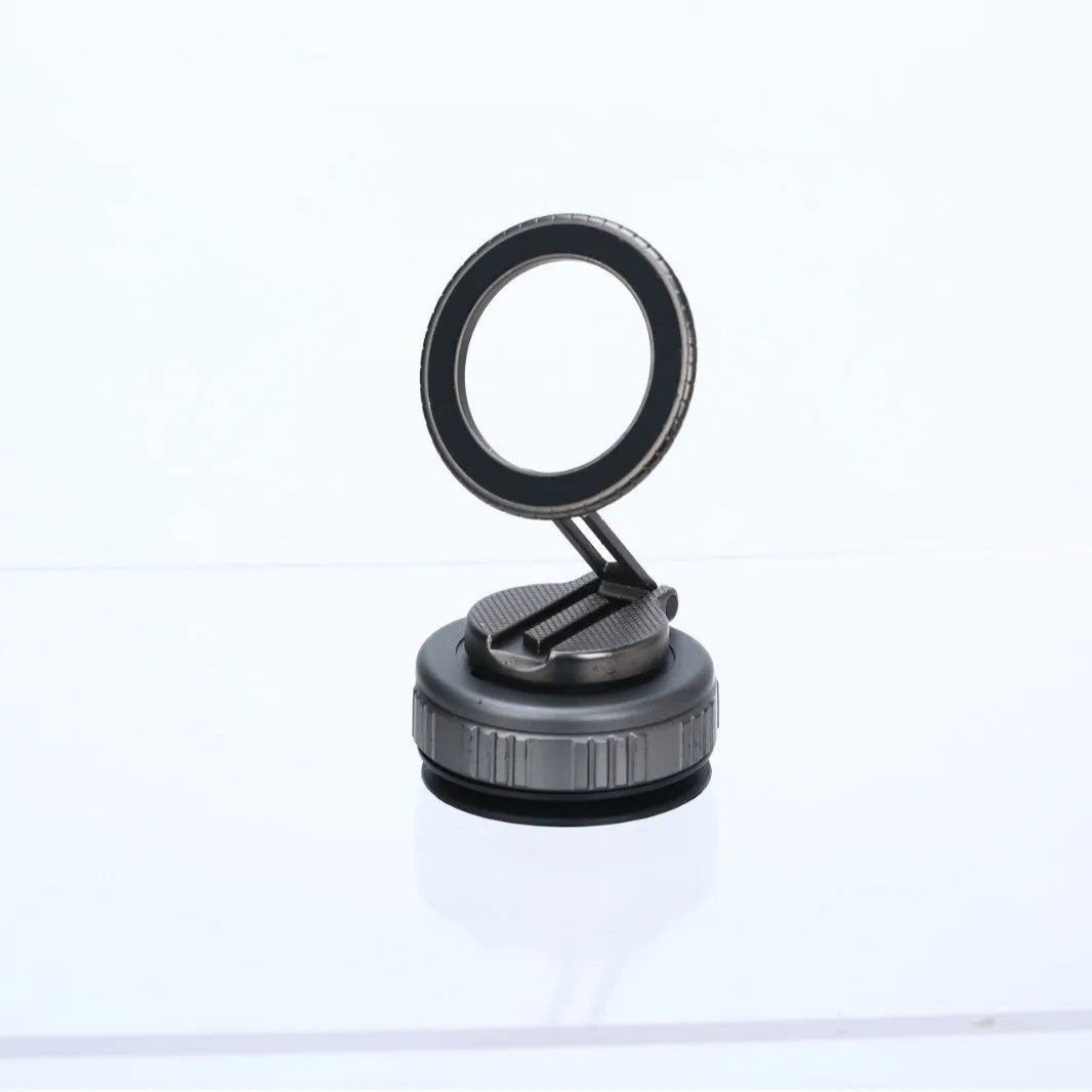 G712 three-axis magnetic suction on-board bracket in silver with 15W wireless charging