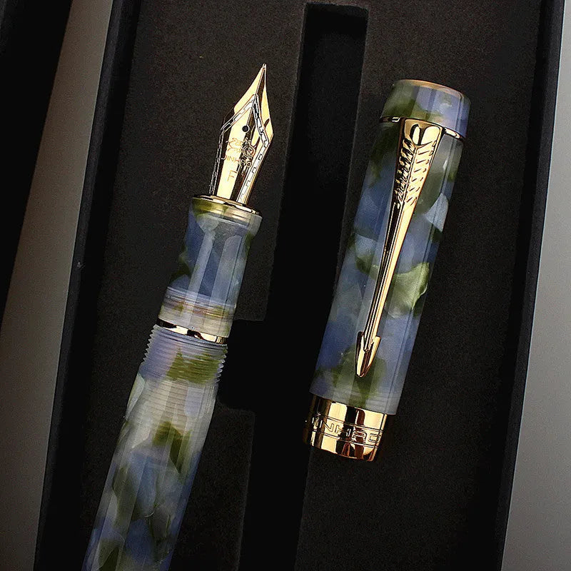 Deep Bath Green metal ballpoint pen with choice of 0.5mm, 0.7mm, or 1.0mm tip.