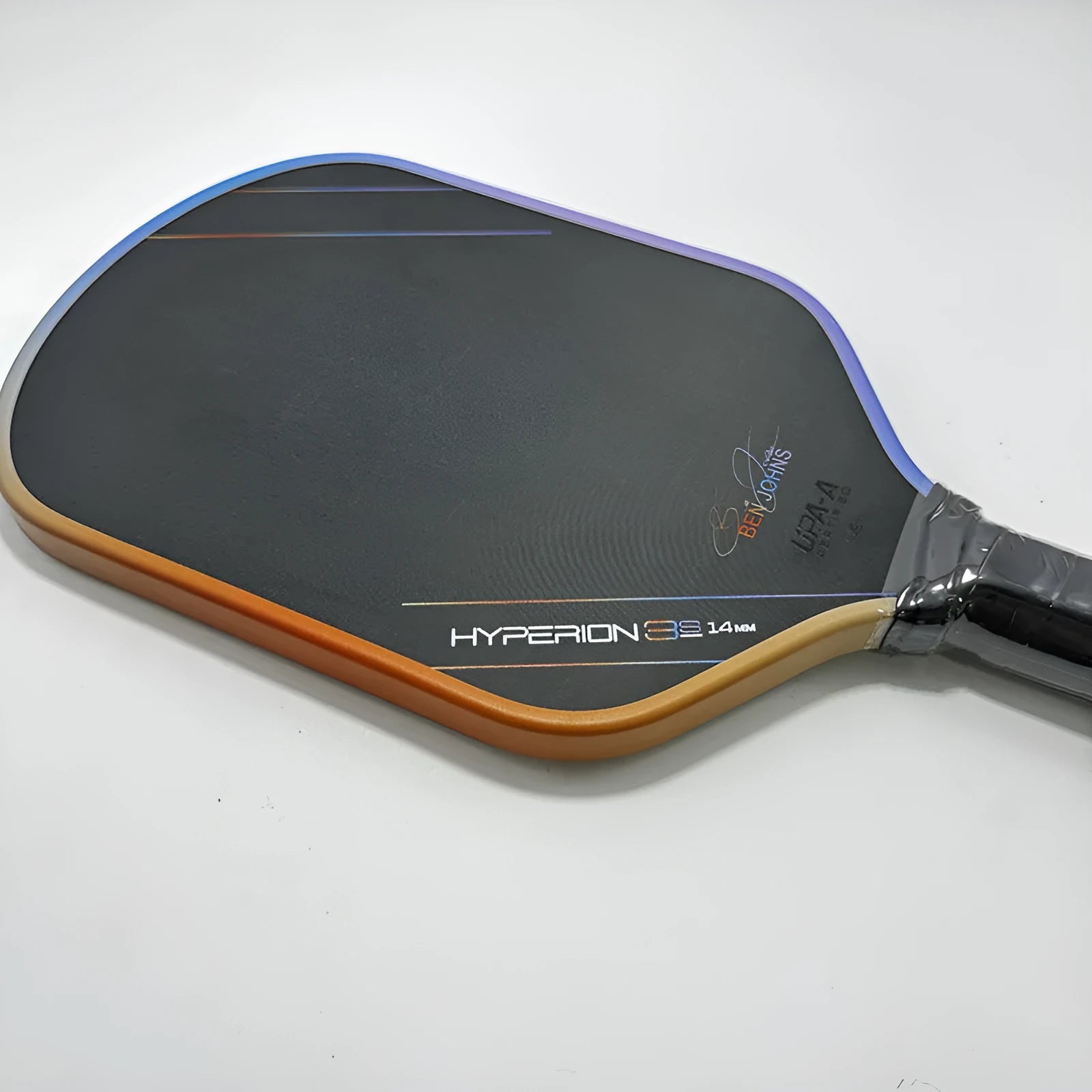 Aurora multicolor Hyperion 3s patterned pickleball racket with T700 carbon fibre face