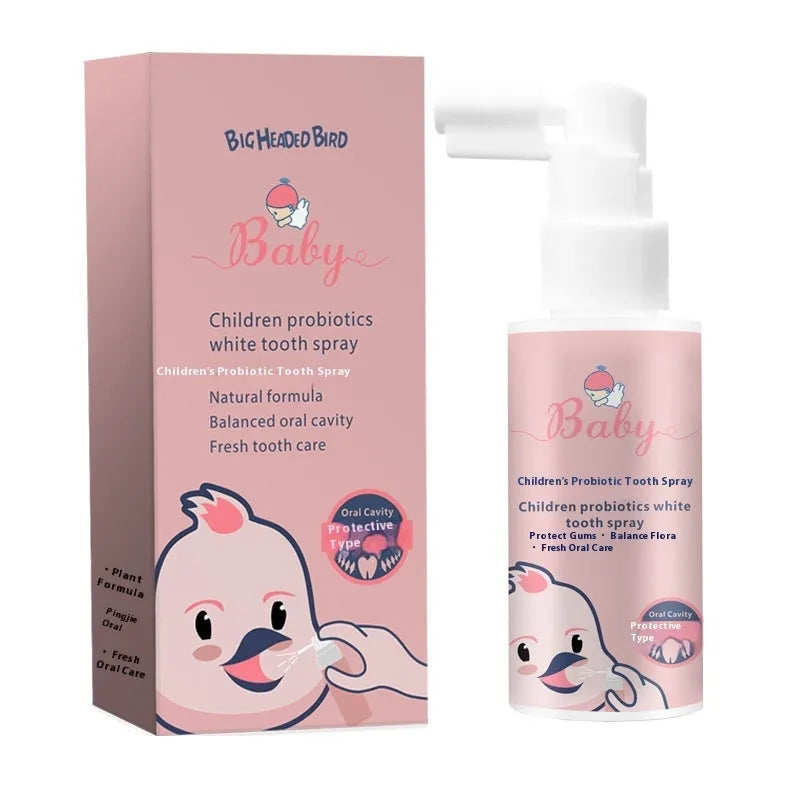 40ml children's probiotics oral spray bottle for teeth cleaning and cavity prevention