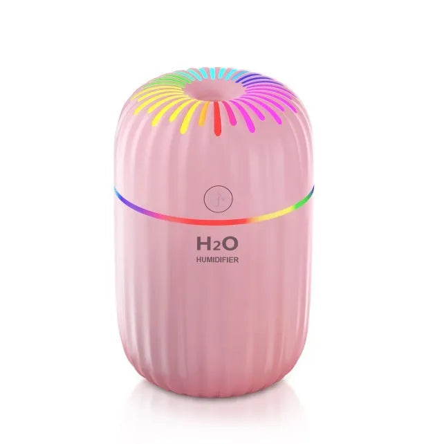 Fireworks-themed USB desktop humidifier in white colour with 300ml water tank