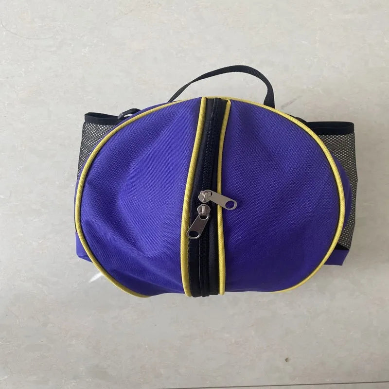 Oxford cloth basketball bag with 9L capacity showing one-shoulder and two-shoulder carrying options