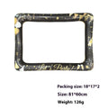 Christmas inflatable photo frame PVC prop for festive photography and holiday decorations