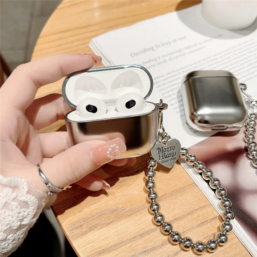 Matte plating TPU protective case for universal AirPods compatibility including AirPods 3, 4, and Pro models