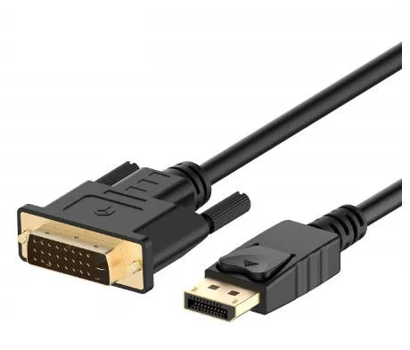 1.8m DP to DVI24+1 adapter cable with copper wire for PC monitor connection