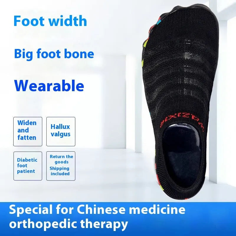 Camouflage water shoes with Flyknit upper and rubber sole in lace-up design
