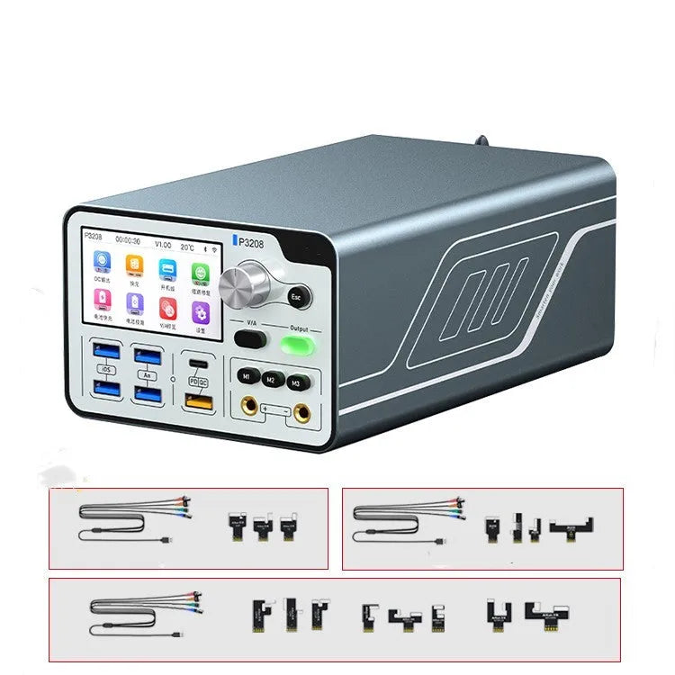320W intelligent regulated power supply meter with 3-inch display and connection cables