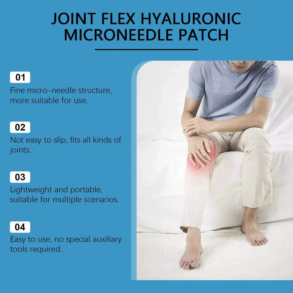 Joint microneedle patch with curcumin for daily body care external paste 4 patches