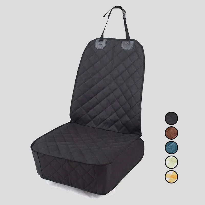 Oxford cloth waterproof pet car cushion in gray for vehicle co-pilot seat dog bed