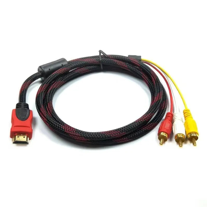 HDMI to AV15 M 1.5 metre conversion cable with alloy connectors