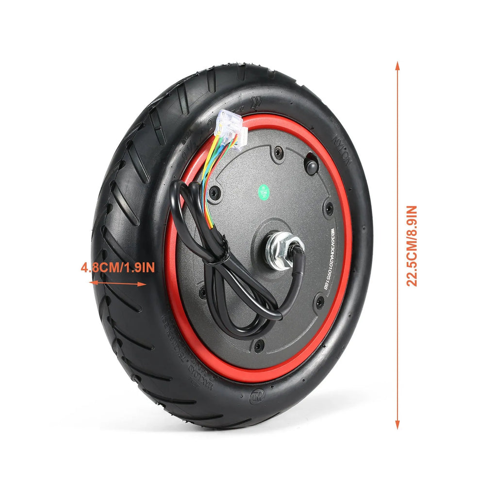 8.5 inch black inner tube with reinforced valve for Pro 350w electric scooter