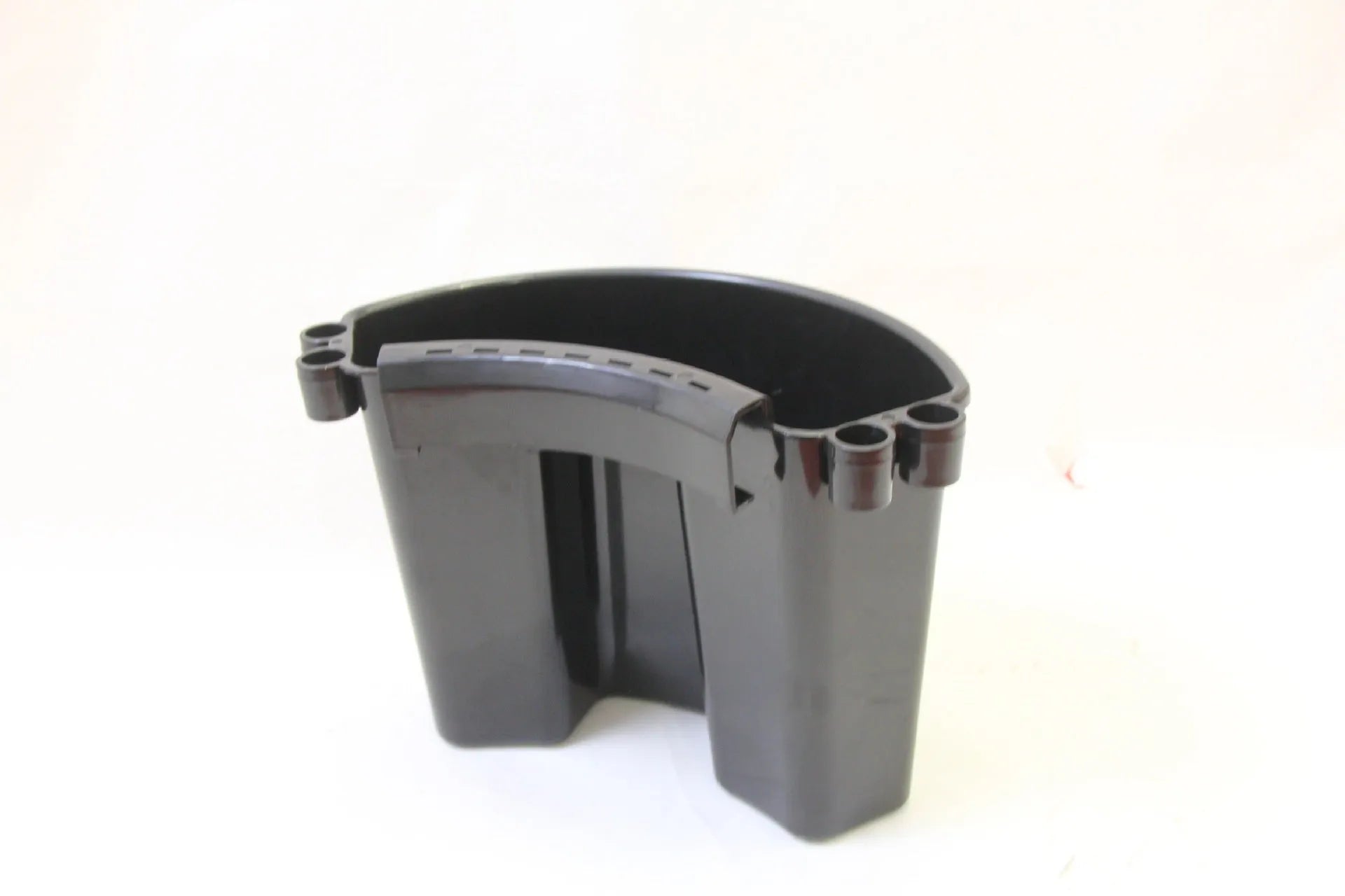 Car washing bucket with side brush holder in black, red, blue, or pink colour options