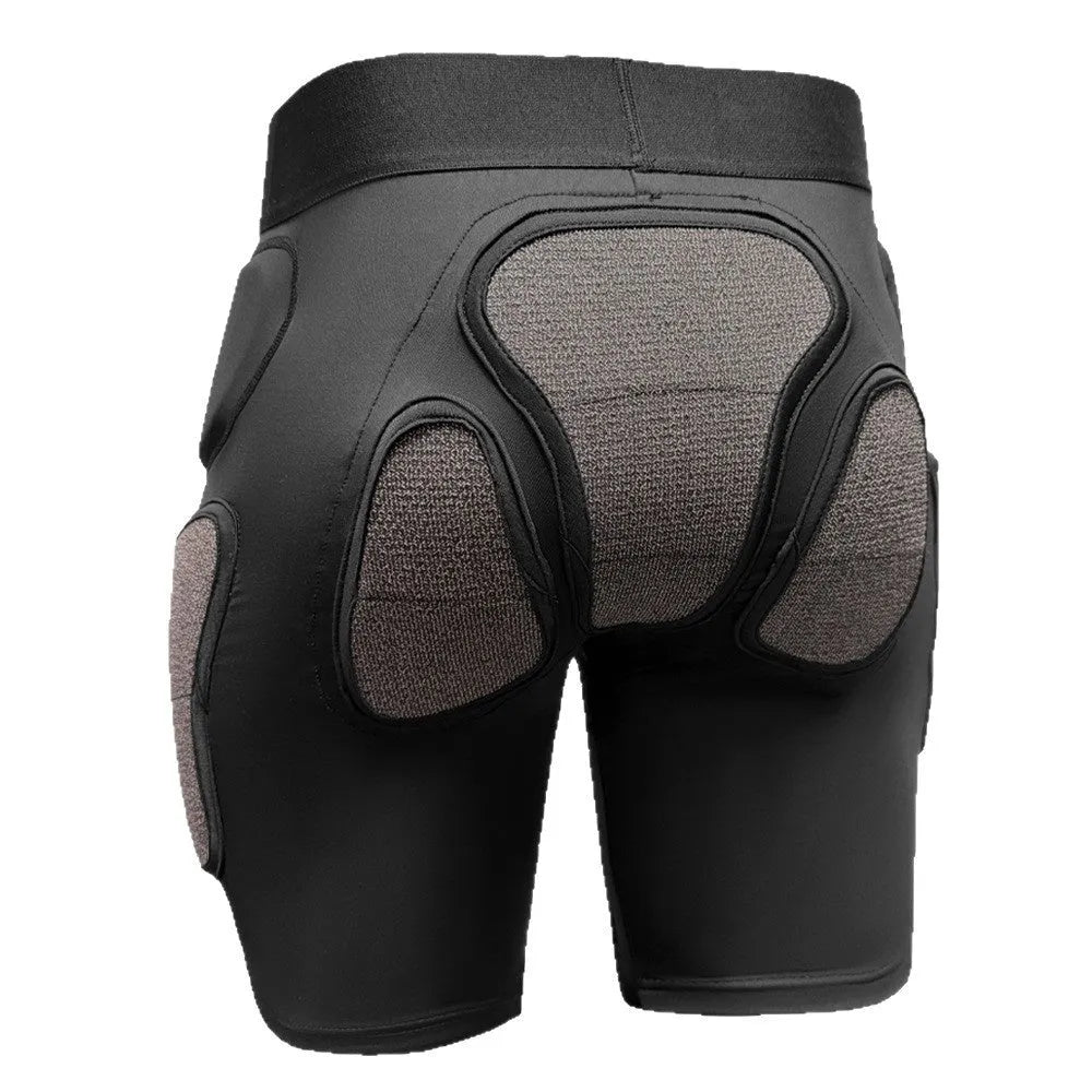 X-ray diffraction skiing hip pads and knee pads set for inner wear cushioning