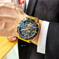 Men's automatic mechanical watch with 12mm thickness case in multiple colour combinations