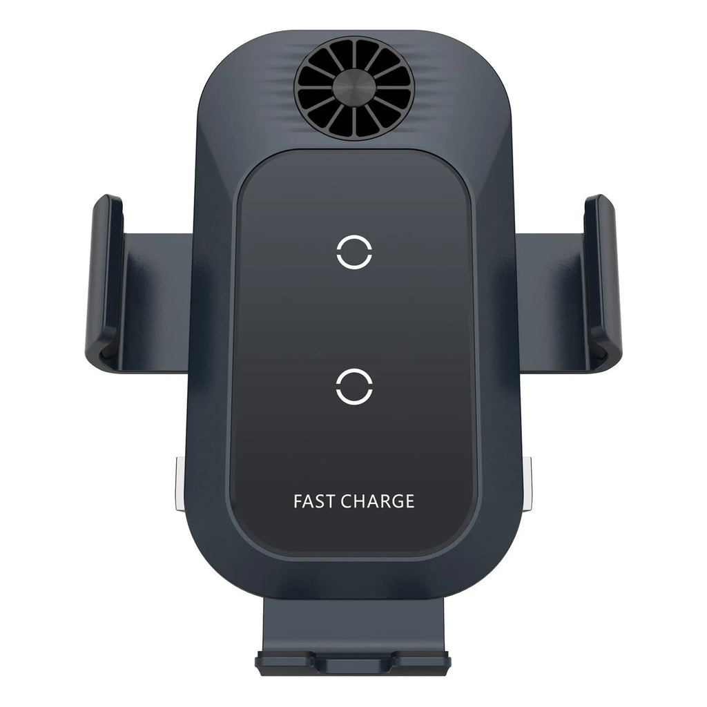 C35 colour car wireless charger phone holder with suction cup air vent mount and Type-C cable.