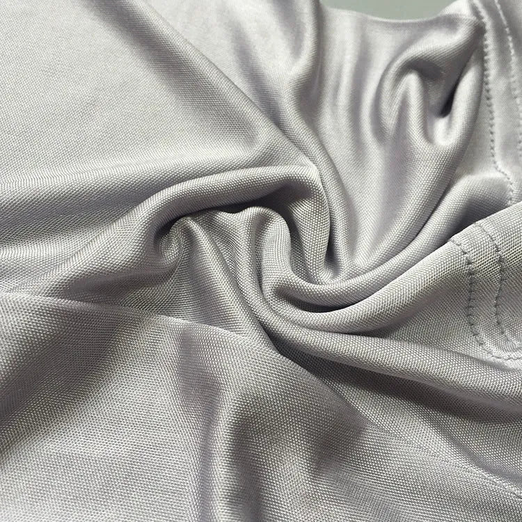 Men's silk shorts in loose fit with mid waist, available in navy blue, silver grey or skin colour