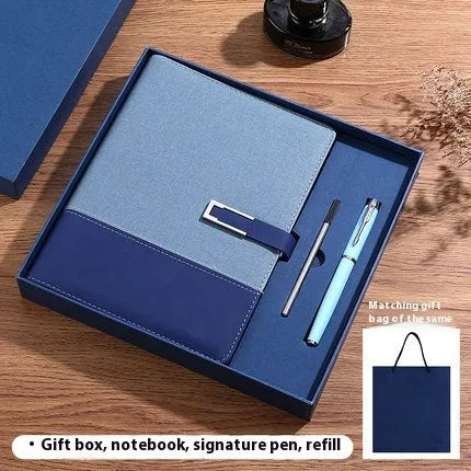 A5 soft leather notebook with PU cover and wood-free paper in choice of five colours
