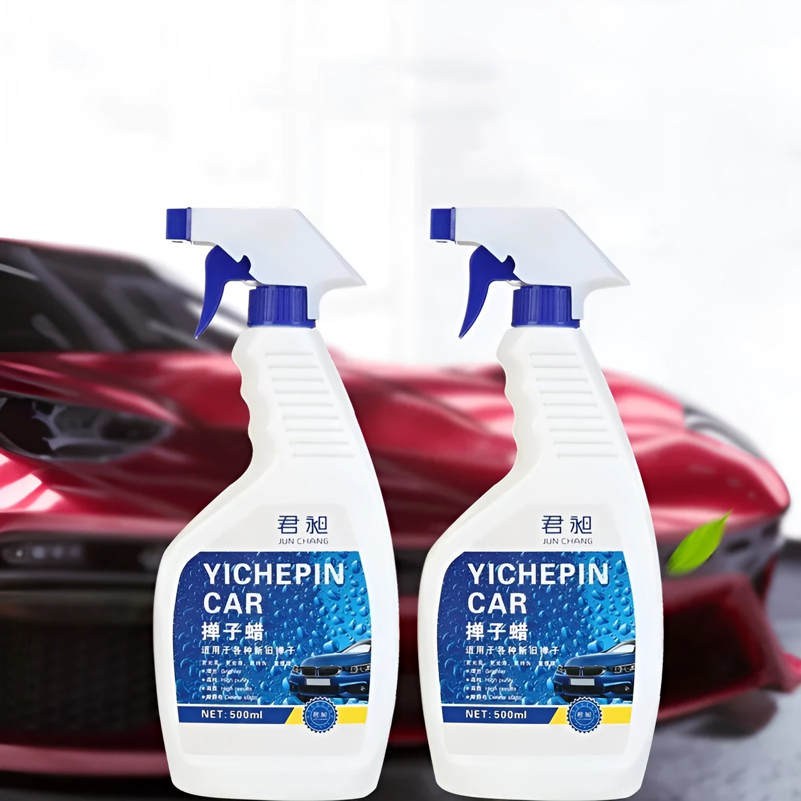 500ml bottle of car paint maintenance spray wax for glazing and oxidation resistance