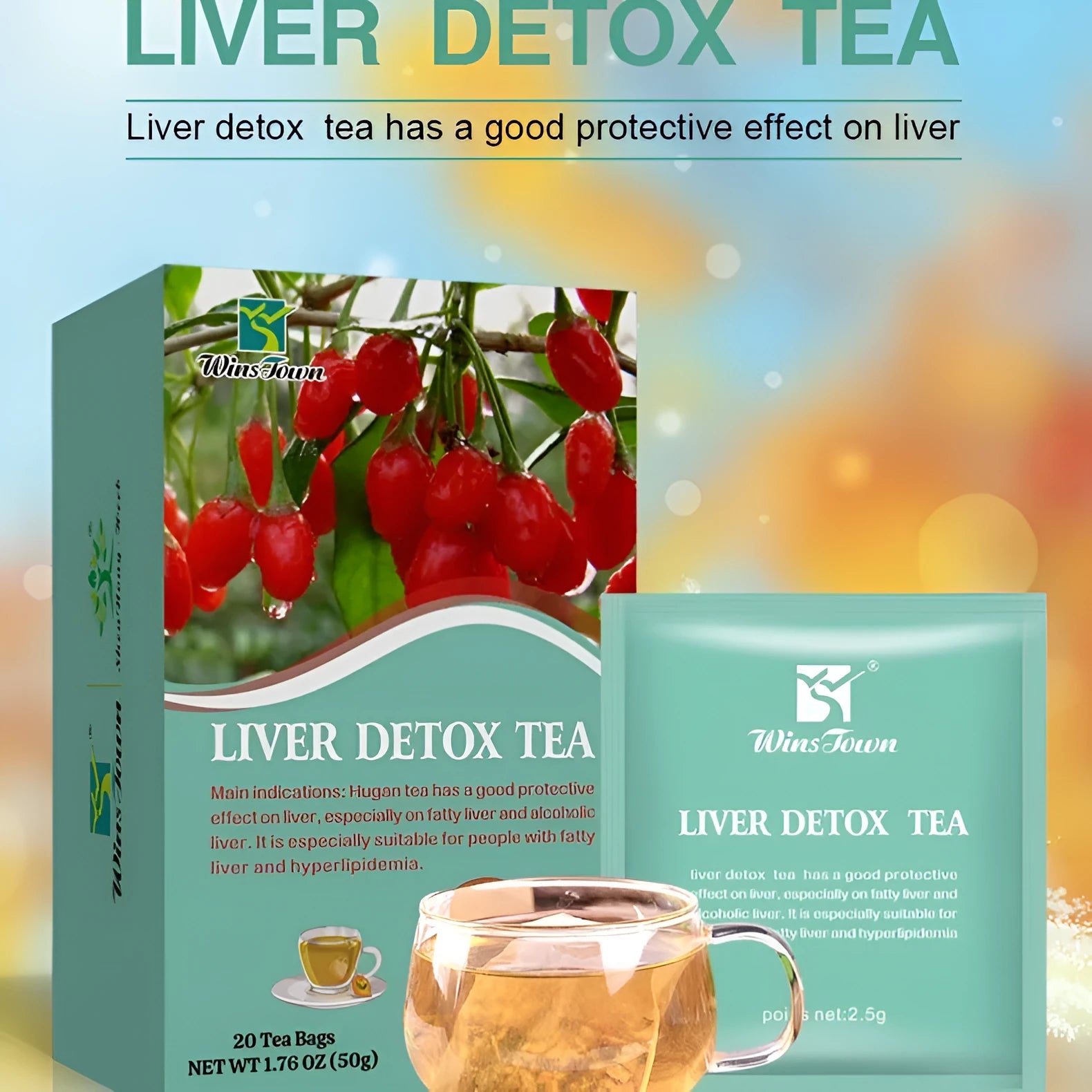 50g box of herbal substitutional tea with medicine and food homology ingredients