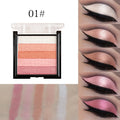 Highlight eye shadow palette with six colour variations for natural three-dimensional contouring effects