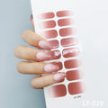 16 design solid colour nail art stickers set with cross, rose, tulip and cartoon patterns