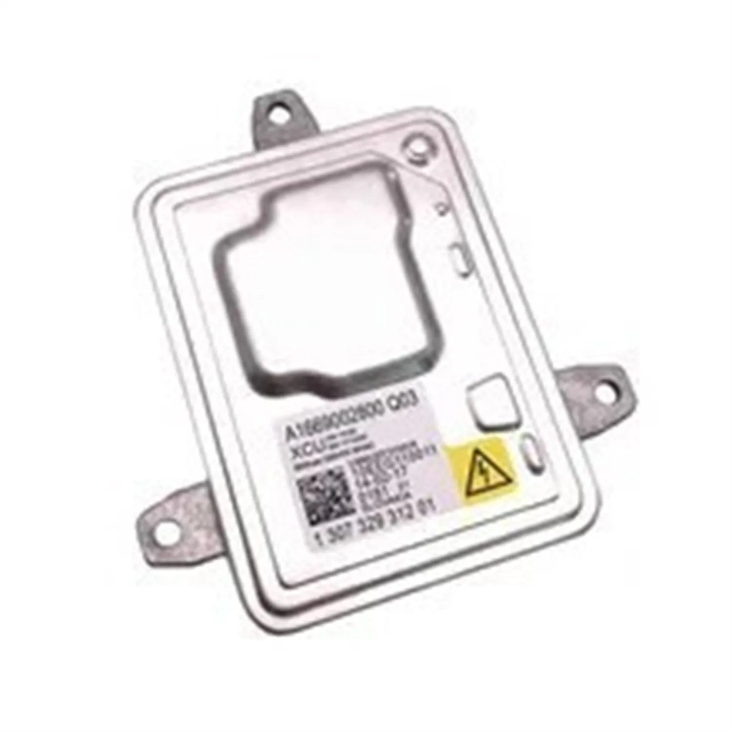 Metal headlight ballast stabiliser unit with 14x11x4.5 cm dimensions