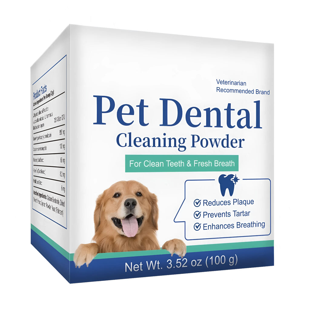 Pet teeth cleaning powder 100g default colour container