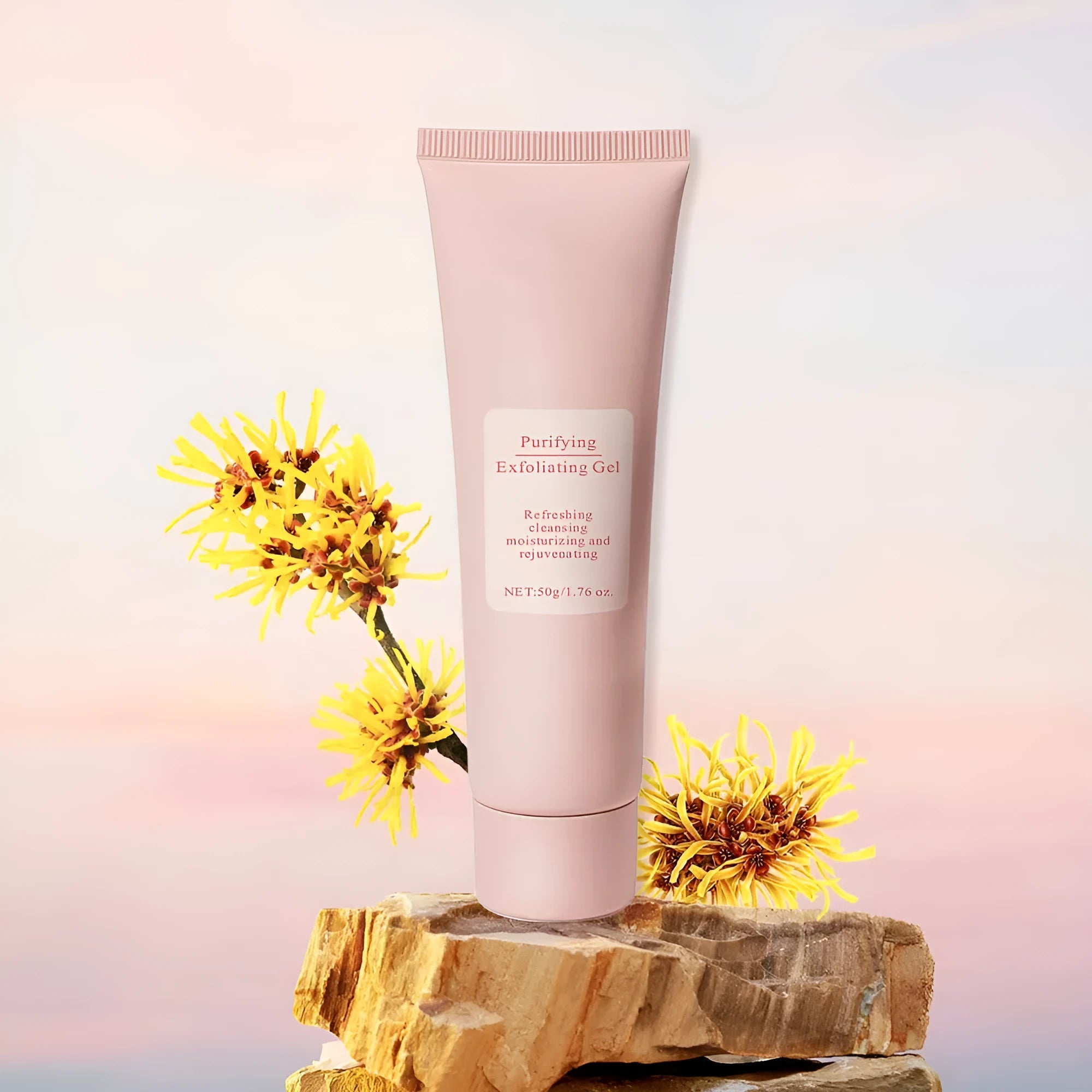 132g tube of moisturising facial exfoliating gel scrub suitable for all skin types