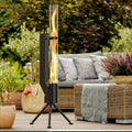 Vertical iron rocket furnace wood burning heating stove for courtyard use